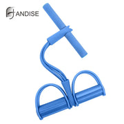 Fitness Resistance Bands Exercise Equipment Elastic Sit Up Pull Rope Gym Workout Bands Sport Training 4 Tube Pedal Ankle Puller