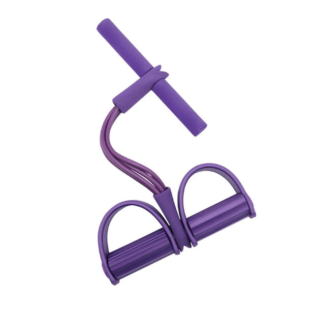 Fitness Resistance Bands Exercise Equipment Elastic Sit Up Pull Rope Gym Workout Bands Sport Training 4 Tube Pedal Ankle Puller