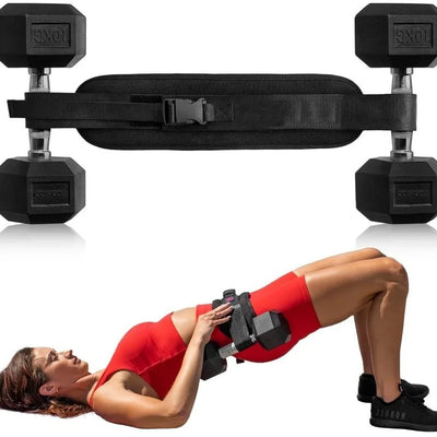 Yoga Exercise Dumbbells Waist Weight Belt Hip Bridge Assist with Fitness Training with Thrust Weight Belt