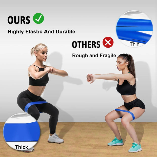 Resistance Bands Yoga Elastic Exercise Bands Gym Pilates Equipment Elastic Bodybuilding Exercise Equipment  Fitness equipment