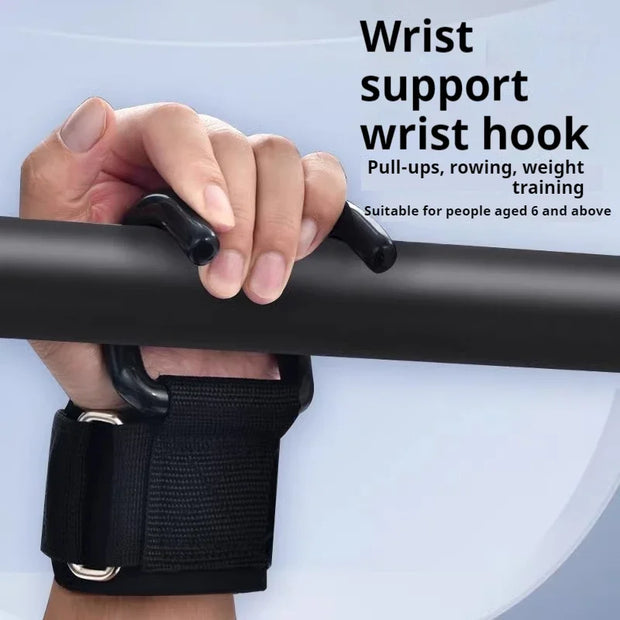 Fitness Power Hook, Pull-up, Hard Pull Training Anti-fall Helper, Palm Training Equipment Bodybuilding Weight-lifting Home Gym